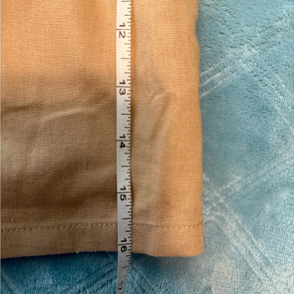 Women's Tan Shorts with Bow Detail - Picture 3 of 8